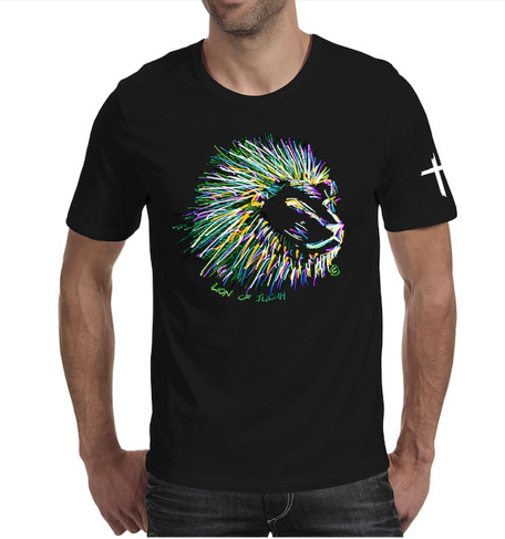 Short sleeve t-shirt (Lion of Judah)