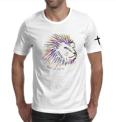 Short sleeve t-shirt (Lion of Judah)