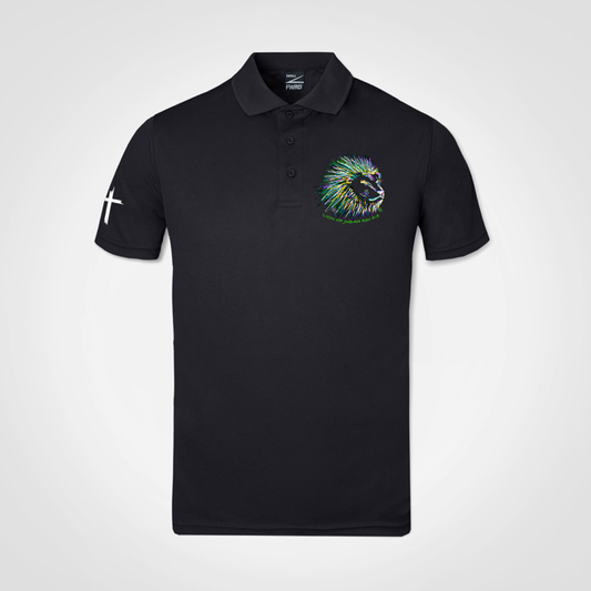 Short sleeve golf-shirt (Lion of Judah)