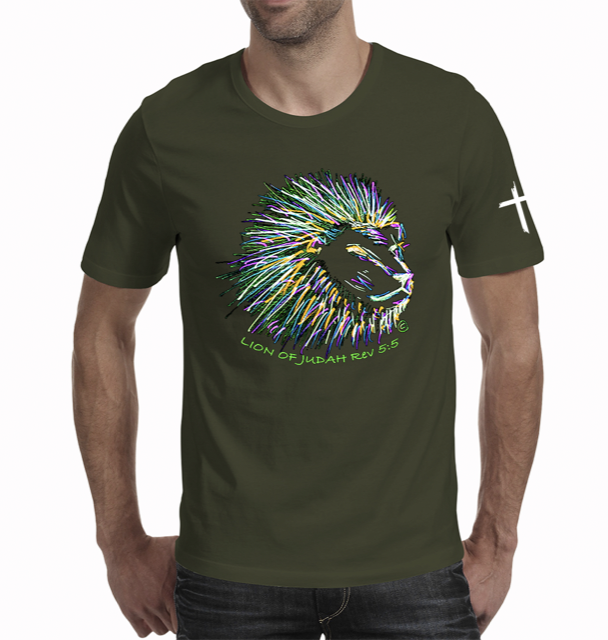 Short sleeve t-shirt (Lion of Judah)